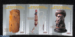New Caledonia 2023 Art Exposition 3v [::], Mint NH, Art - Sculpture - Unused Stamps