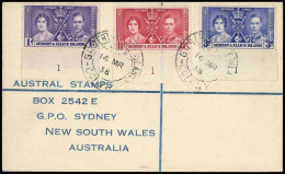 1937, Gilbert Und Ellice Inseln, 35-37, Brief - Altri - Oceania