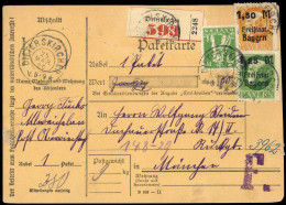 1919, Altdeutschland Bayern, 174-75 A, 178, Brief - Autres & Non Classés