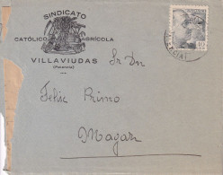 CARTA 1943   VILLAVIUDAS PALENCIA    CONTIENE CARTA - Covers & Documents