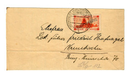 1933: Verwendet Wohlfahrtsbriefmarken Neunkirchen, Vormundschaftsbrief - Lettres & Documents