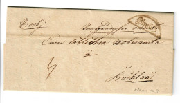 1836: Brief Aus Ölmütz Nach Buchlau - ...-1850 Préphilatélie