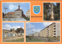 72123692 Bischofswerda Rathaus Postmeiensaeule Freibad  Bischofswerda - Bischofswerda