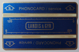 NETHERLANDS -  Service - Landis & Gyr - 403K - Control On Inverted Card - Mint - RRR - Privadas