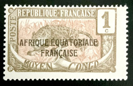 1924 A.E.F. MOYEN CONGO -PANTHERE - NEUF** - Ongebruikt