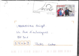 TIMBRE N° 3908   -   ENTRAINEUR    -  AU TARIF DU 1 3 05 AU 30 9 06 -    - SEUL SUR LETTRE- 2006 - Postal Rates