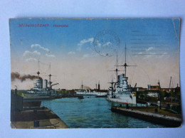 WILHELMSHAVEN : Hafenbild - 1916 - Wilhelmshaven
