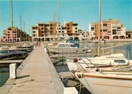 34 - Cap D'Agde - Résidence Port Richelieu Et Résidence Saint-Clair Et Le Port Nautique - Immeubles - Architecture - CPM - Agde