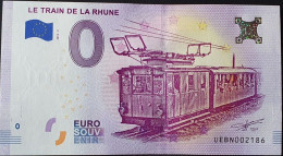 BILLETE 0 Euro Souvenir 0 € FRANCIA: UEBN 2018-2 SARE - LE TRAIN DE LA RHUNE - Autres & Non Classés