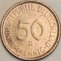 Germany Federal Republic - 50 Pfennig 1971 D, KM# 109.1 (#4724) - 50 Pfennig