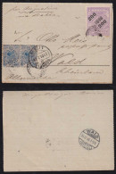 Brazil Brasil 1898 Lettercard MANAOS AMAZOMAS X WALD Germany Via Lisboa - Briefe U. Dokumente