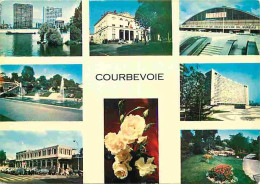 92 - Courbevoie - Multivues - Fleurs - Immeubles - CPM - Voir Scans Recto-Verso - Courbevoie