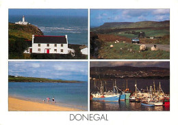 Irlande - Donegal - Multivues - Moutons - Automobiles - Bateaux - Voir Timbre - Ireland - CPM - Voir Scans Recto-Verso - Donegal