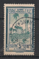 GUYANE - 1929 - Taxe TT N°YT. 13 - Palmistes 5c - Oblitéré  / Used - Gebraucht