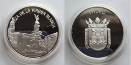 Medalla Turística De VITORIA - GASTEIZ De 33 Mm : Plaza De La Virgen Blanca - Otros & Sin Clasificación