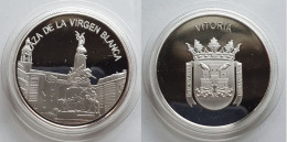 Medalla Turística De VITORIA - GASTEIZ De 33 Mm : Plaza De La Virgen Blanca - Other & Unclassified