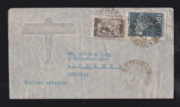 Brazil Brasil 1940 LATI Airmail Cover RECIFE X LAUSANNE Switzerland 10800R Rate Feira Mundila Stamp - Covers & Documents