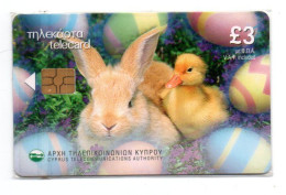 Lapin Canard Rabbit  Télécarte Chypre Phonecard Telefonkarte (K 468) - Chypre