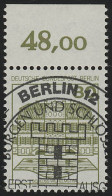 674 Burgen U.Schl. 80 Pf Oberrand ESST Berlin - Used Stamps