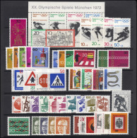 658-709 Bund-Jahrgang 1971 Komplett, Postfrisch ** - Collections Annuelles