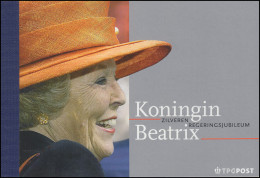 Markenheftchen PR 7 Regierungsjubiläum Königin Beatrix 02/2005 ** - Booklets & Coils