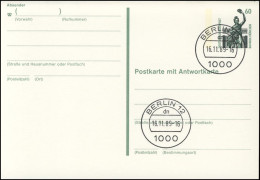 P 143 I SWK 60/60 Pf Bavaria München, Doppelkarte, Mit Scherensymbol, VS-Berlin - Postkarten - Ungebraucht