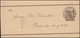 Württemberg Streifband S 7 Wertziffer 3 Pf. In Braun STUTTGART 26.3.1902 - Postwaardestukken