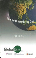 USA: Prepaid GlobalOne - Globe 10.97 - Autres & Non Classés