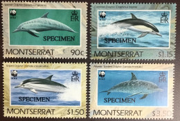 Montserrat 1990 WWF Dolphins Specimen MNH - Delfine