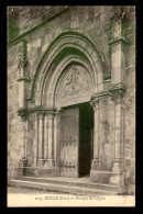 32 - RISCLE - PORTIQUE DE L'EGLISE - Riscle