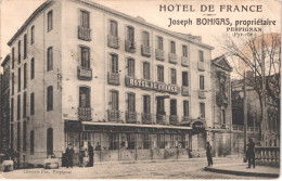 FR66 PERPIGNAN - Librairie Fau - Hôtel De France - Joseph BOHIGAS - Animée - Belle - Perpignan