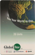 USA: Prepaid GlobalOne - Globe 09.97 - Other & Unclassified