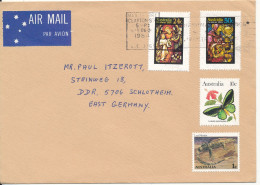 Australia Cover Sent To Germany DDR 1984 Topic Stamps - Covers & Documents