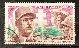 Timbre Oblitéré Poste Aérienne Saint Pierre Et Miquelon 1972 Yt N° 53 - Gebraucht