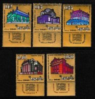 ISRAEL, 1970, Mint Never Hinged Stamp(s), Jewish New Year, SG 455-459,  Scan 17111, With Tab(s) - Neufs (avec Tabs)