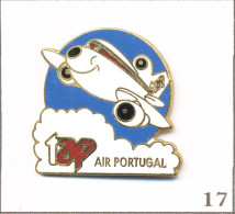 Pin's Transport - Aviation / Compagnie “TAP Air Portugal“ Avec Avion. Est. Pin’s Top. EGF. T1025-17 - Avions