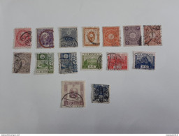 Petite Collection De 15 Timbres Du Japon Avec Oblitérations Diverses .. Lot325. - Sammlungen (ohne Album)