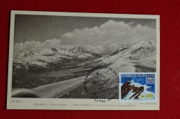 Bolivia Maxicard Volcano Huayna Potosi  Carte Maximum Volcan Bolivie - Volcans