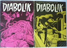 DIABOLIK Géant Lot N° 5 + 6 / Ed. De L'occident 1977-1978 / Bon état - Other & Unclassified