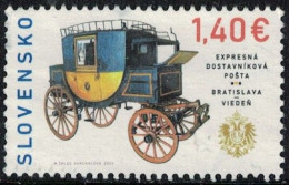 Slovaquie 2023 Oblitéré Used Service De Diligence Express Bratislava Vienne Y&T SK 881 SU - Used Stamps