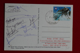 1992 India Everest Expedition Signed 13 Climbers Himalaya Mountaineering Escalade Alpinisme - Sportlich