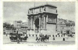 CPA Carte Postale France  Marseille Porte D'Aix Début 1900  VM81167 - Canebière, Stadscentrum