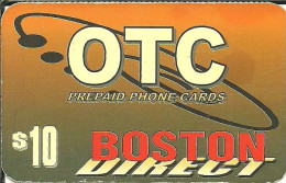 USA: Prepaid OTC - Boston Direct - Autres & Non Classés