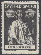 INHAMBANE 1914 - Yvert 74* (L) - Serie Corrente | - Inhambane