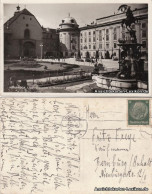 Ansichtskarte Innsbruck Leopoldsbrunnen Und Hofkirche 1938 - Innsbruck