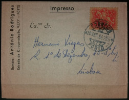 TAXA DE IMPRESSO - ANTÓNIO RODRIGUES - COMERCIANTE FILATÉLICO - Storia Postale