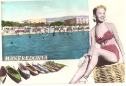 1958 MANFREDONIA 4   PIN UP   FOGGIA - Manfredonia