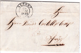 Schweiz 1840, Zier-K2 ALTDORF Klar Auf Brief N. Schwyz - Brieven En Documenten