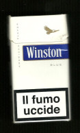 Tabacco Pacchetto Di Sigarette Italia - Winston Blue Da 20 Pezzi N.02 - Vuoto - Empty Cigarettes Boxes