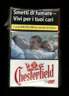 Tabacco Pacchetto Di Sigarette Italia - Chesterfield Red N.1 Da 20 Pezzi - Vuoto - Empty Cigarettes Boxes